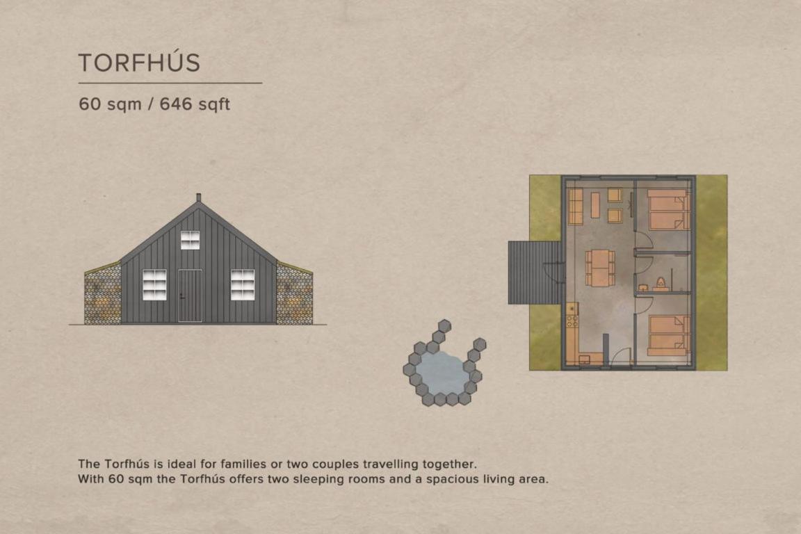 Torfhus Retreat Hotel Selfoss Bilik gambar